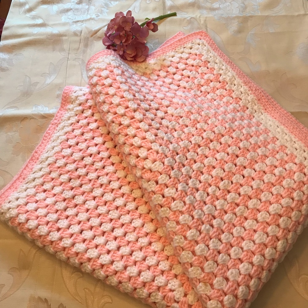 Hand Crocheted Baby Blanket